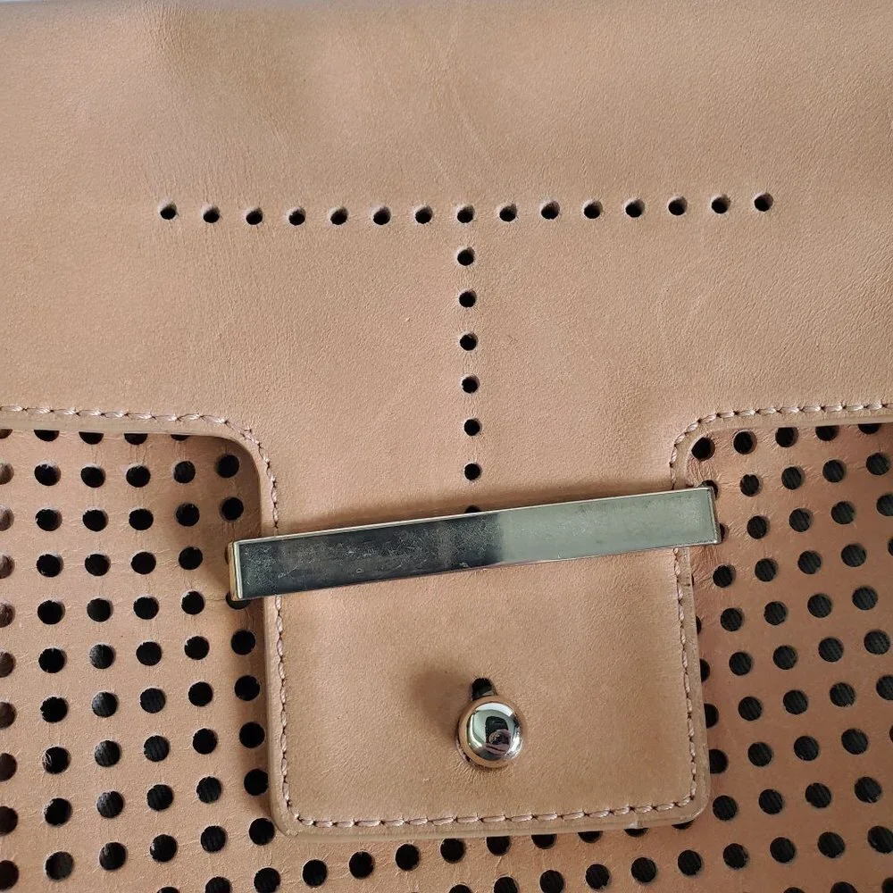 Ann Taylor Leather and Metal Cross Body Purse - Picture 10 of 10
